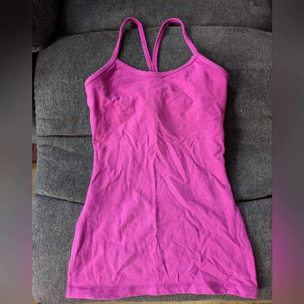 Lululemon Purple Power Y Tank Size 2